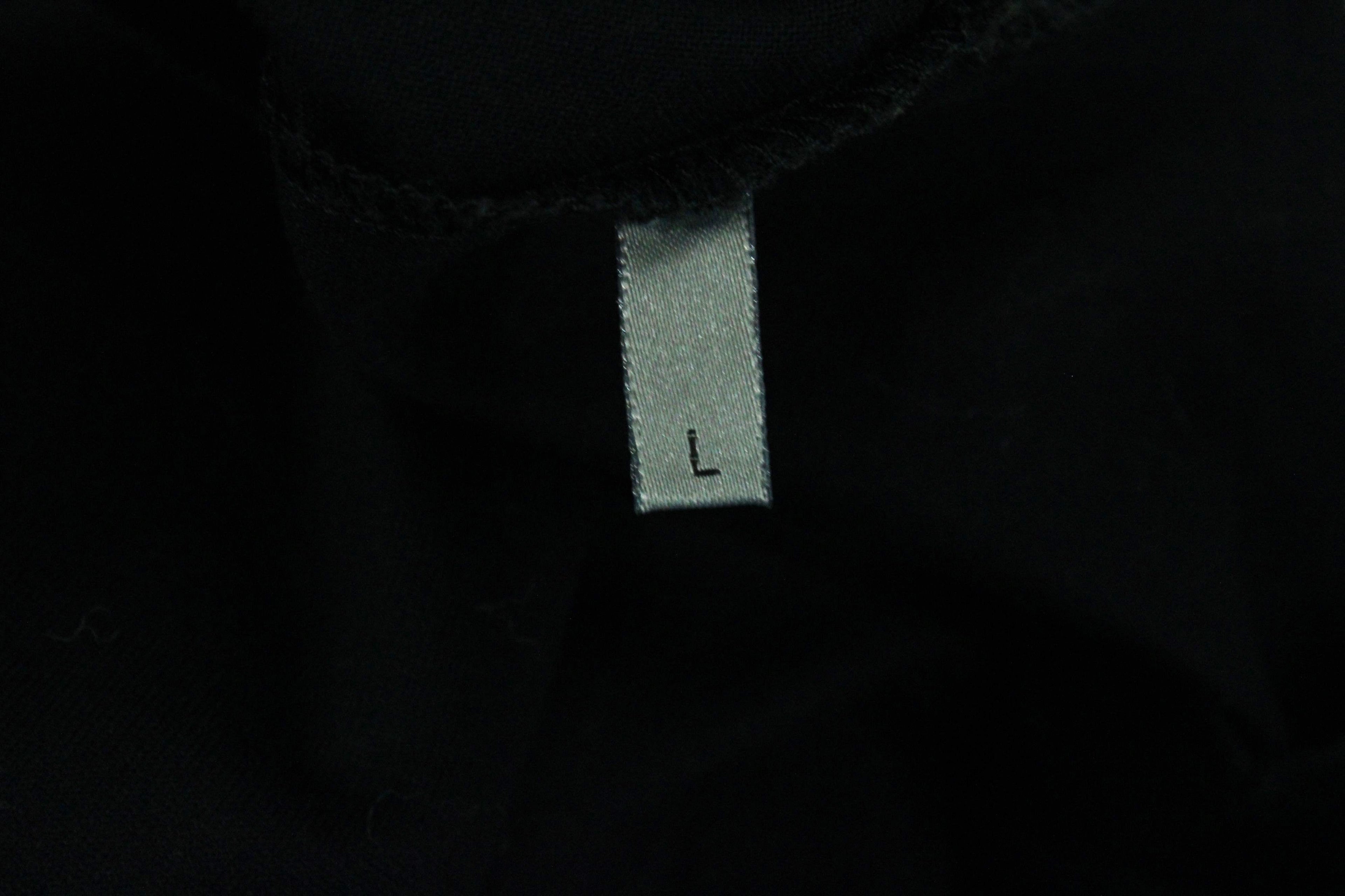 Dior Homme Bee Logo V-Neck T-Shirt in Black Cotton