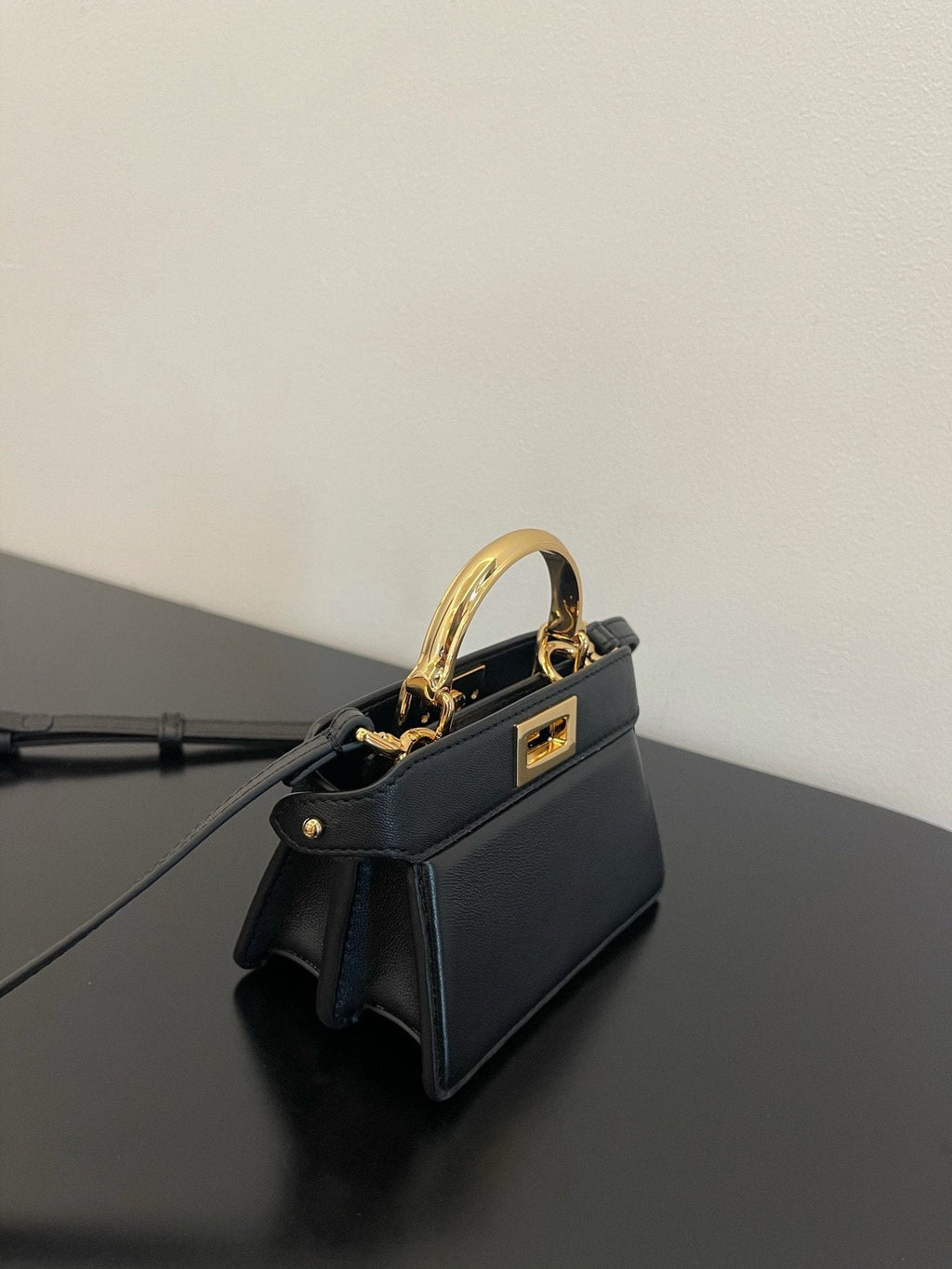 FI GlamI ISeeU Petite Black Micro Bag For Woman 11cm/4.5in