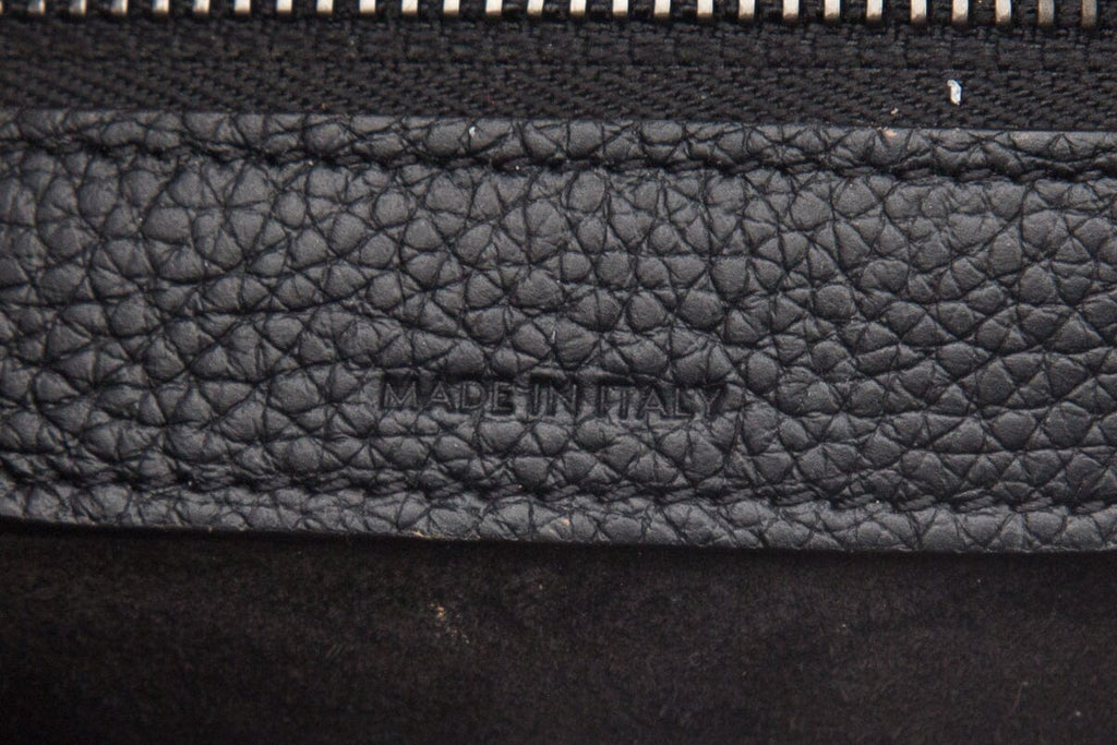 Celine Black Luggage In Calfskin Tote