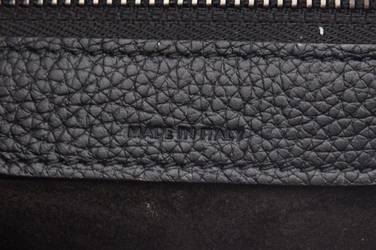 Celine Black Luggage In Calfskin Tote