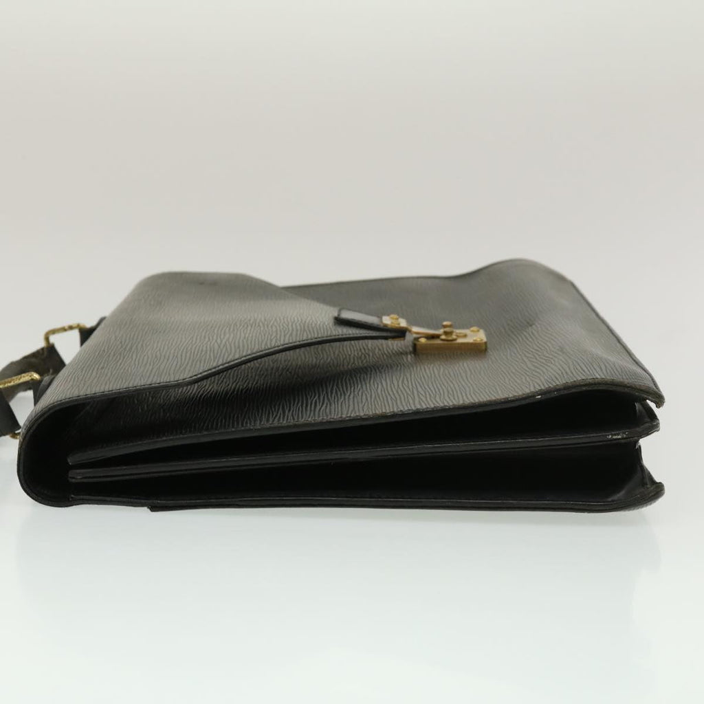 Louis Vuitton Epi Serviette Ambassador Business Bag Black