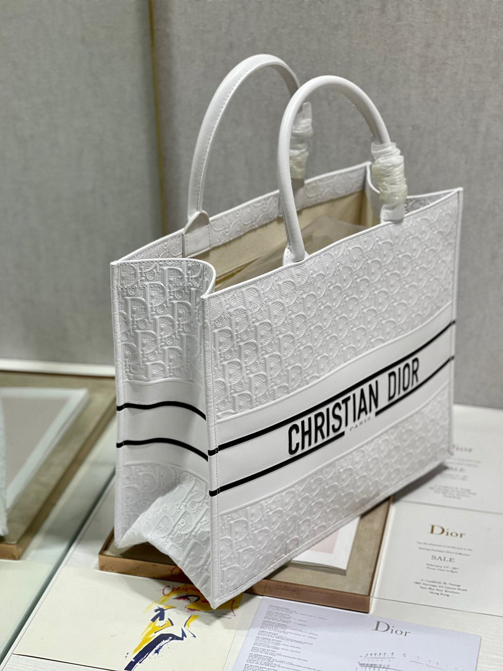 GLAMI Large Book Tote White, For Women, WomenÃ¢â‚¬â„¢s Handbags 16.5in/42cm CD