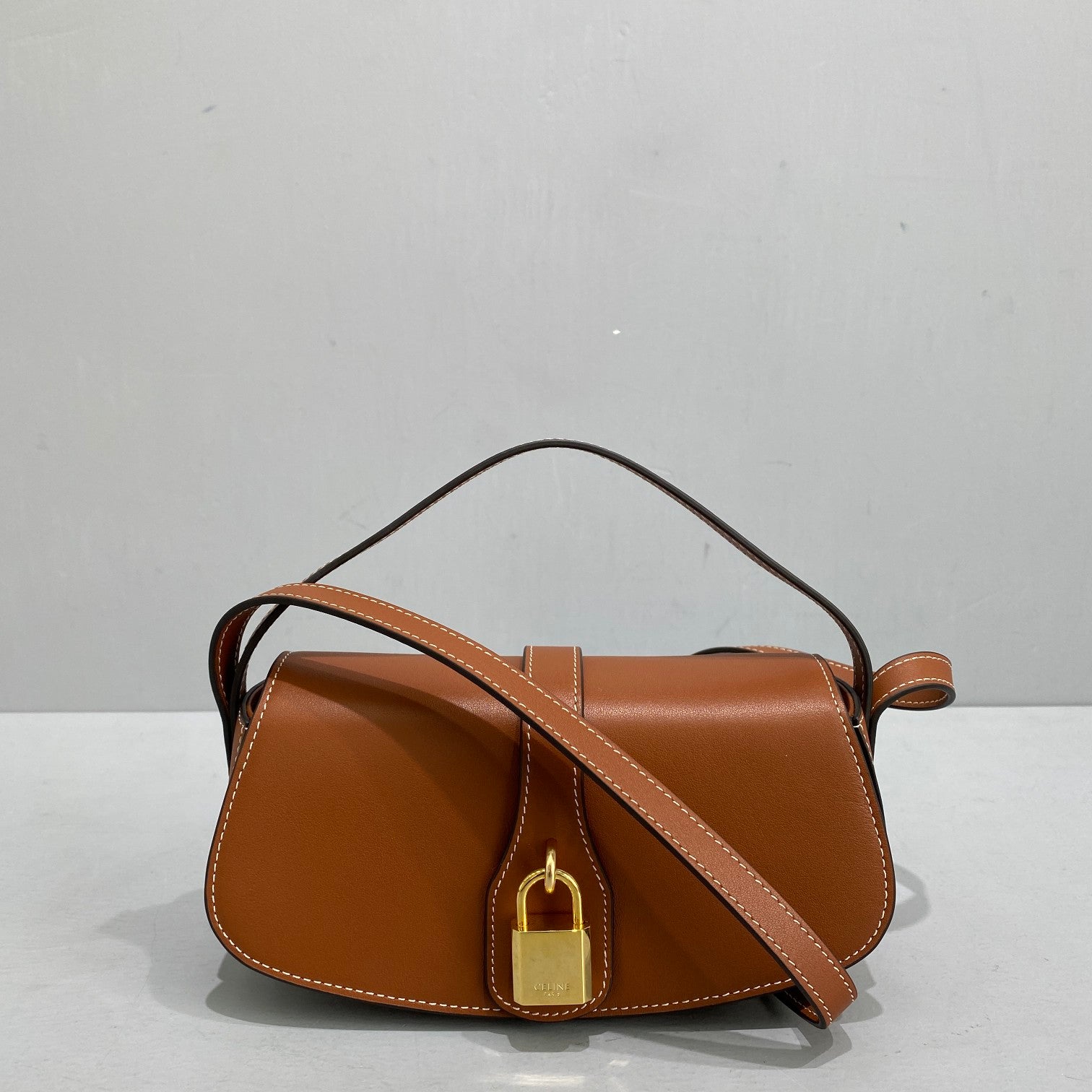 GLAMI Clutch On Strap Brown For Women 7in/18cm 10I593DQ1.04LU