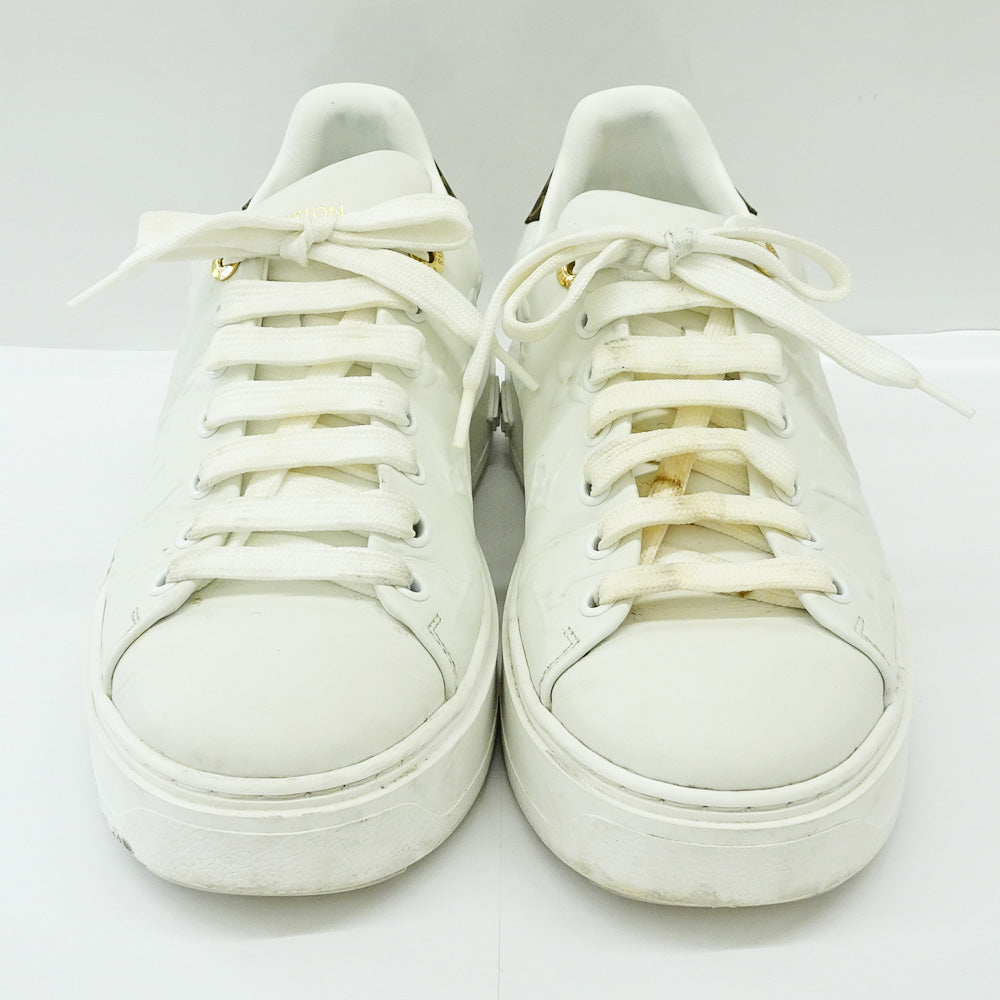 Louis Vuitton 1AAP6F 37 Monogram ather Bronze Apparel  Women's Shoes