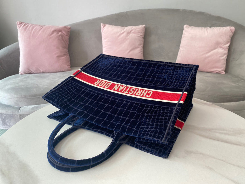 GLAMI Large Book Tote Red Blue, For Women, WomenÃ¢â‚¬â„¢s Handbags 16.5in/42cm CD