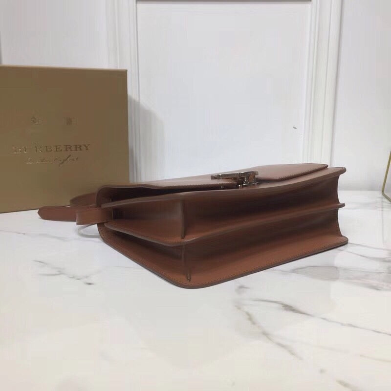 GLAMI Small TB Crossbody Bag Monogram Brown For Women, Bags 8.3in/21cm