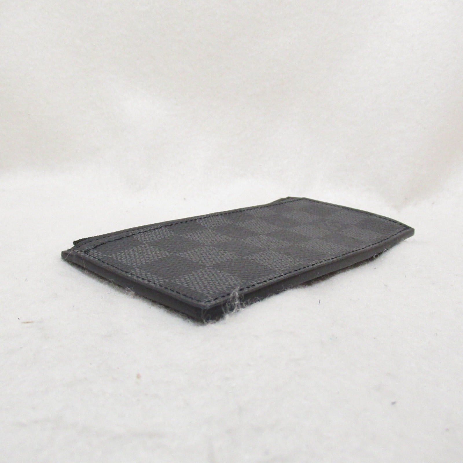 Louis Vuitton Coin Card Her Coin Case Coin Case Wallet PVC Coated Canvas Damier Graffit Men Black N64038