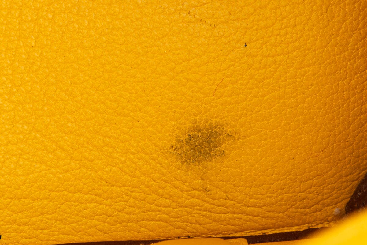 HermÃƒÆ’Ã‚Â¨s 2009 Jaune Ambre Togo Birkin 25 W/ Palladium HW
