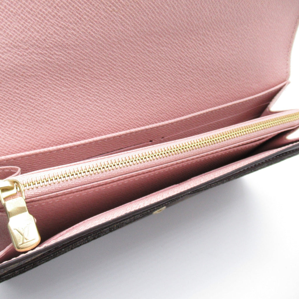 Louis Vuitton Louis Vuitton Portefolio Sarah Double Fold Wallet Wallet PVC Coated Canvas Monogram   Brown M62235
