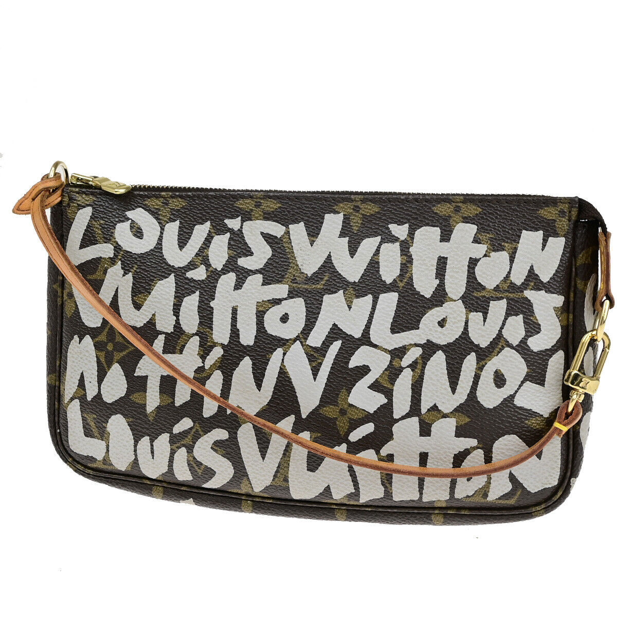 Louis Vuitton Pochette Accessoires  Canvas Shoulder Bag