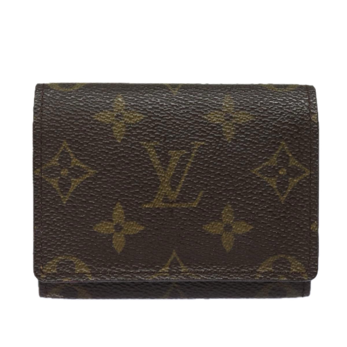 Louis Vuitton Enveloppe Carte De Visite  Canvas Wallet