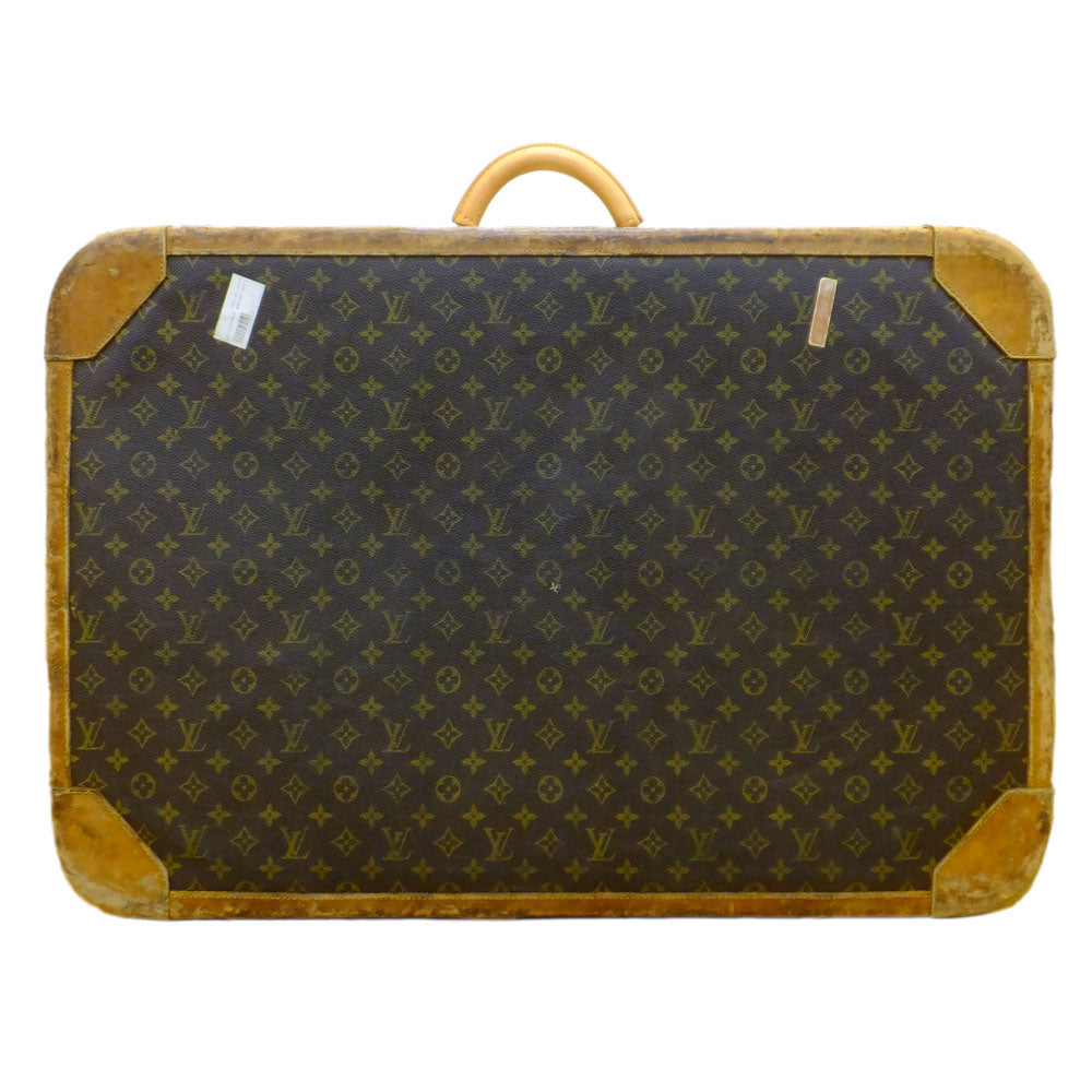 Louis Vuitton Stratos 80 Trunk M23232 Monogram Brown G  Leather Canvas Dial Lock Travel Bag