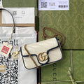 Glami Marmont Super Mini Bag White For Women 6in/16cm Glami