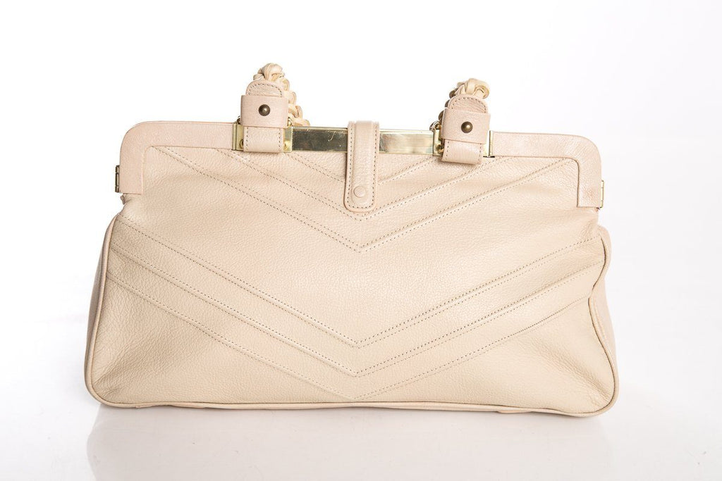 Marc Jacobs Cream Braided Handle Bag