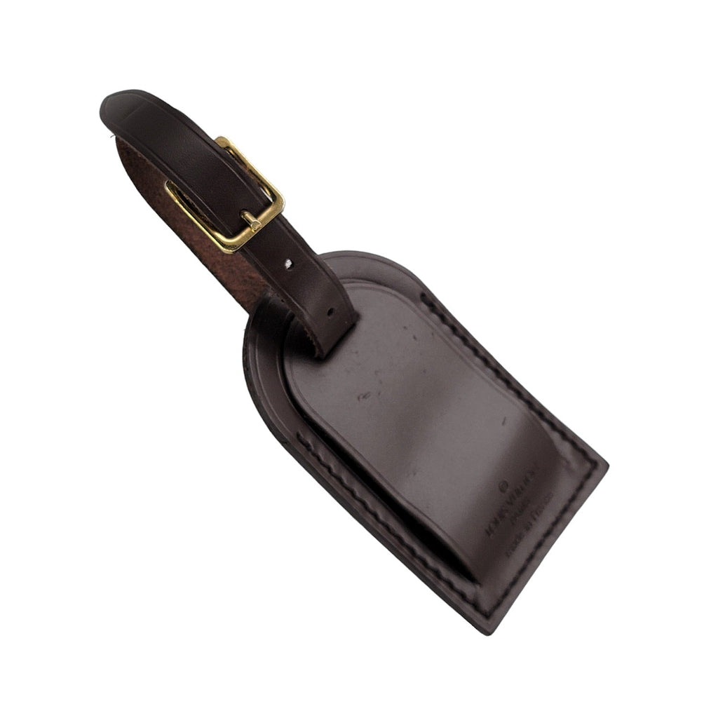 Louis Vuitton Damier Ebene Leather Luggage Tag