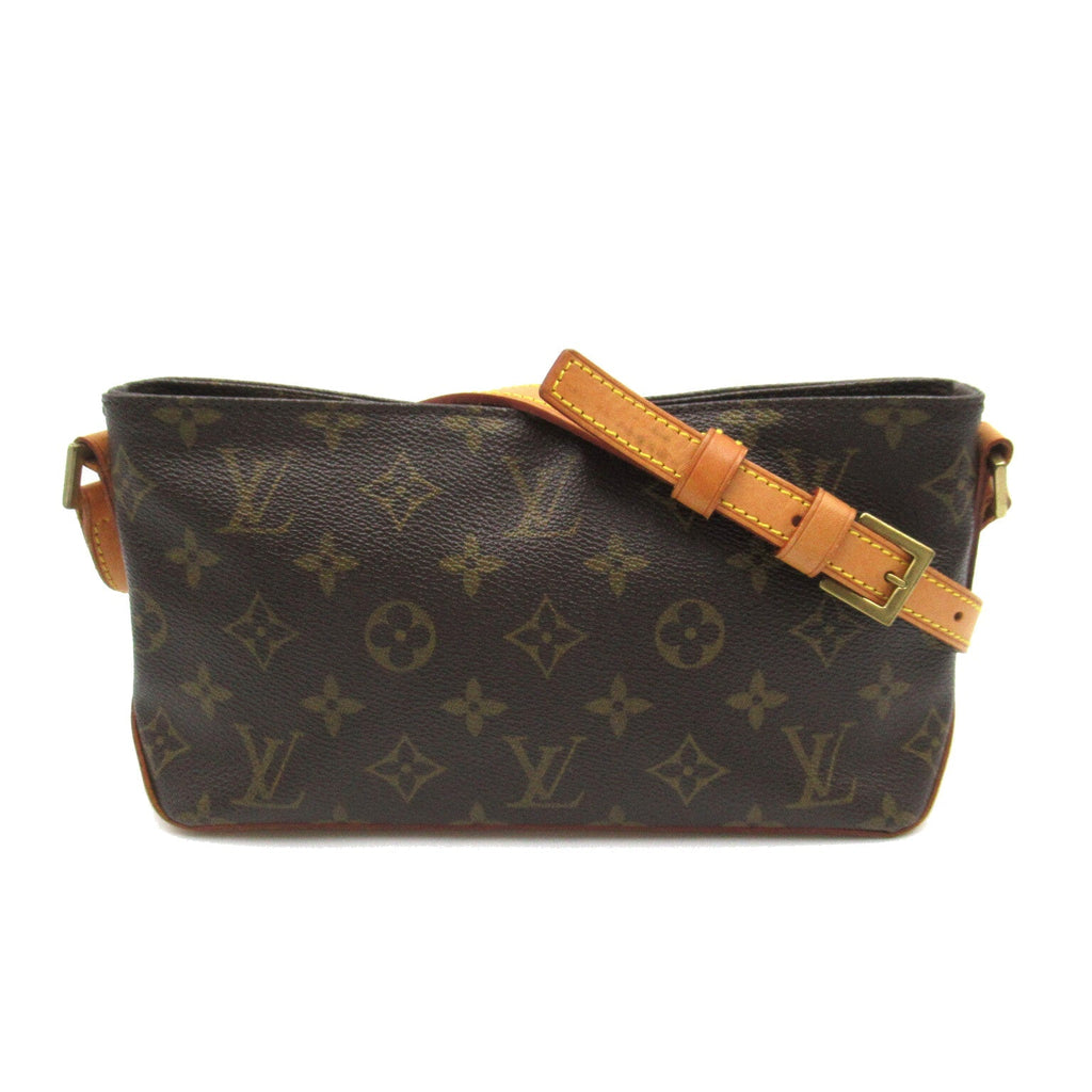 Louis Vuitton Louis Vuitton Trolley Shoulder Bag PVC Coated Canvas Monogram  Brown M51240