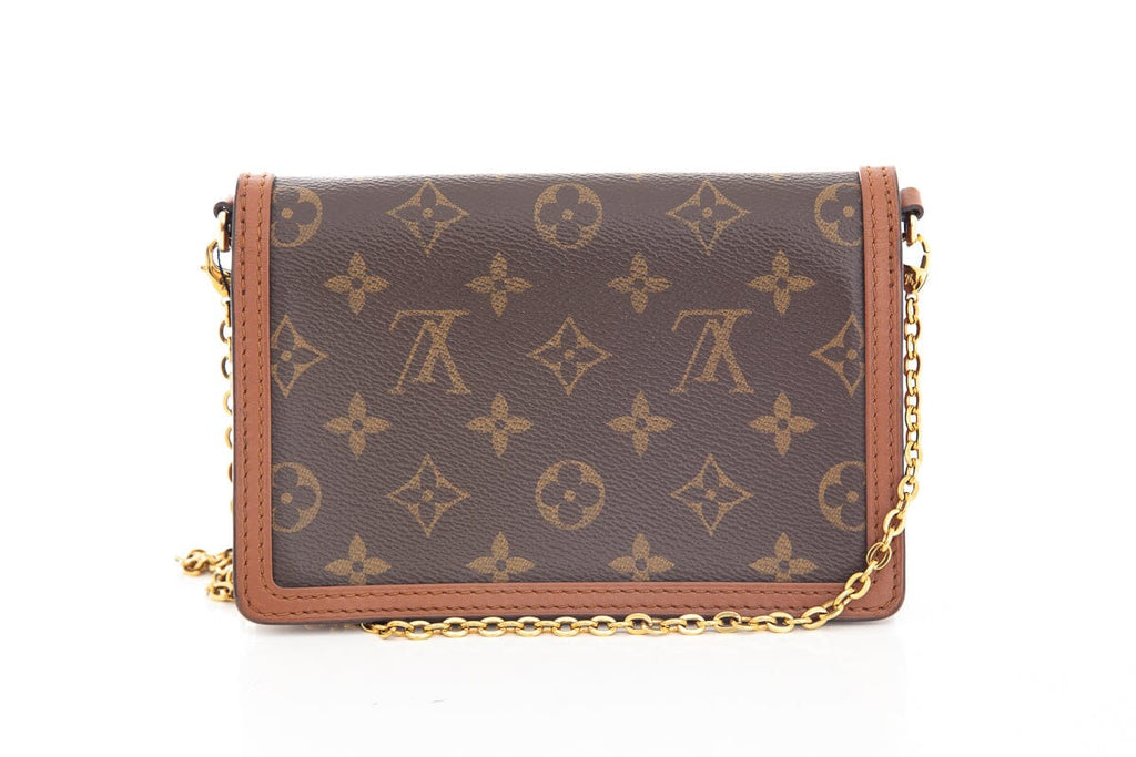 Louis Vuitton Monogram Dauphine Chain Wallet Cross-Body
