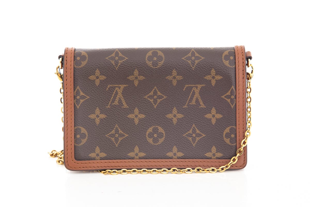 Louis Vuitton Monogram Dauphine Chain Wallet Cross-Body