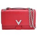 Louis Vuitton Rubis Monogram Very Chain Shoulder Bag in  Red Calfskin Leather