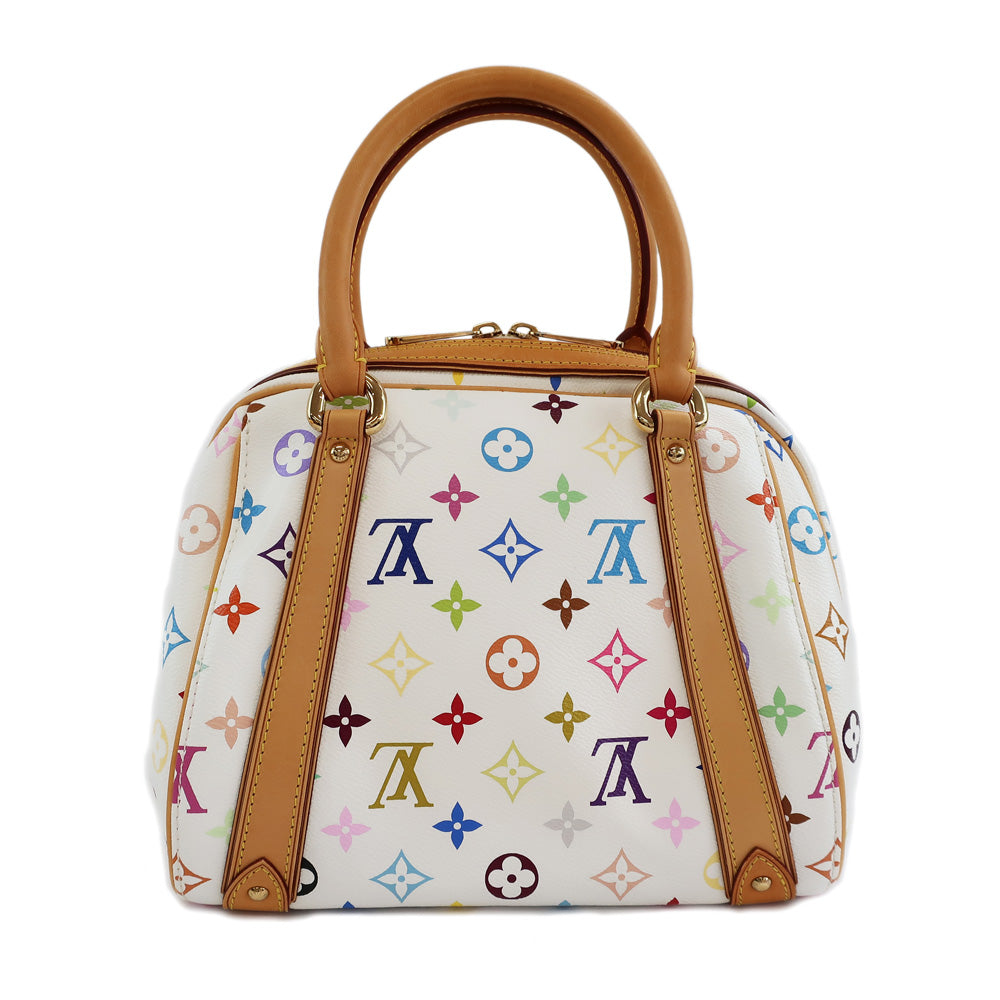 Louis Vuitton Priscilla Bronze G  M40096 Monogram White  Multicolor × Brown Handbag Woman Wedding