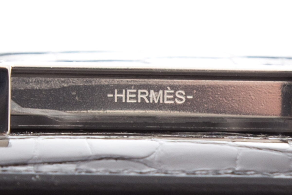 HermÃƒÆ’Ã‚Â¨s 2019 Black Crocodile Constance Mini Handbag