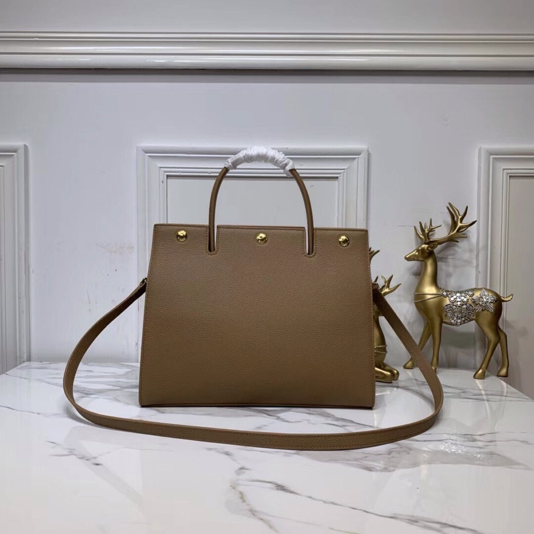 GLAMI Small Title Bag With Pocket Detail Brown For Women, Bags 11.8in/30cm