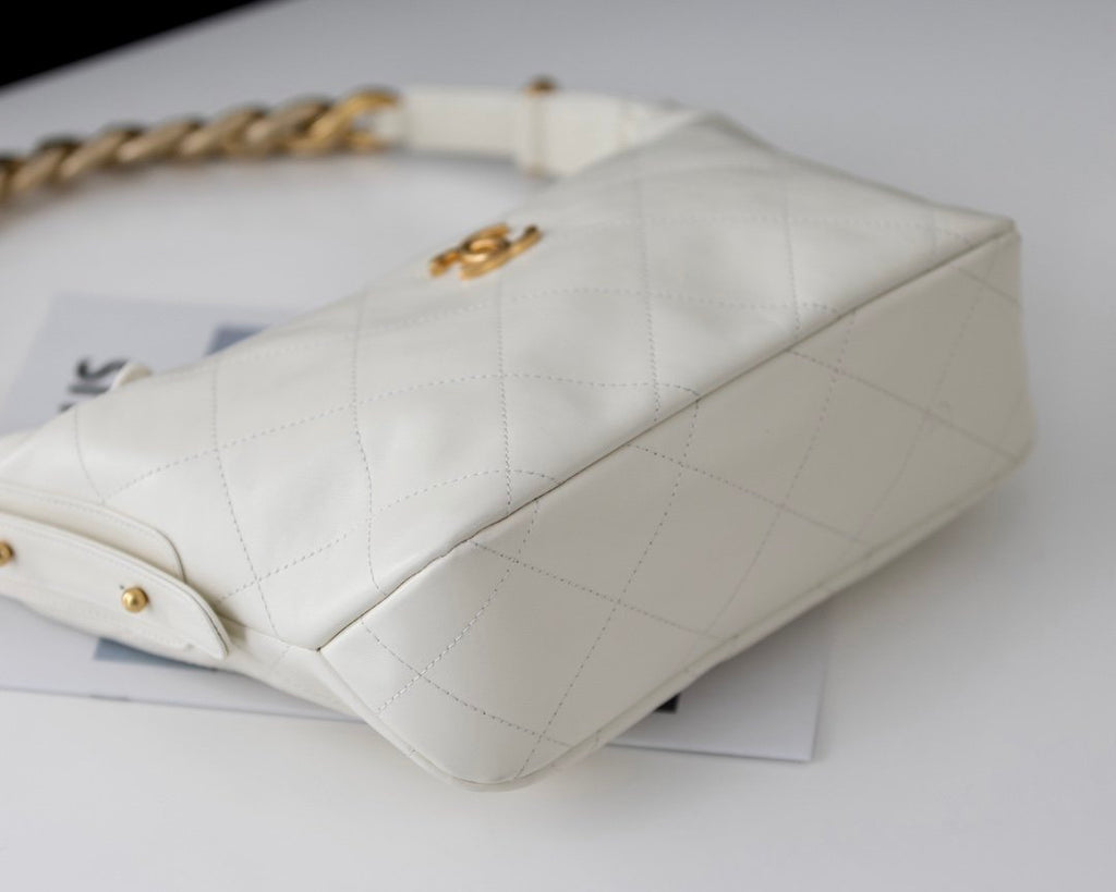CHLMedium Hobo Bag White For Women 11in/28cm