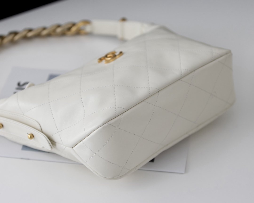 CHLMedium Hobo Bag White For Women 11in/28cm