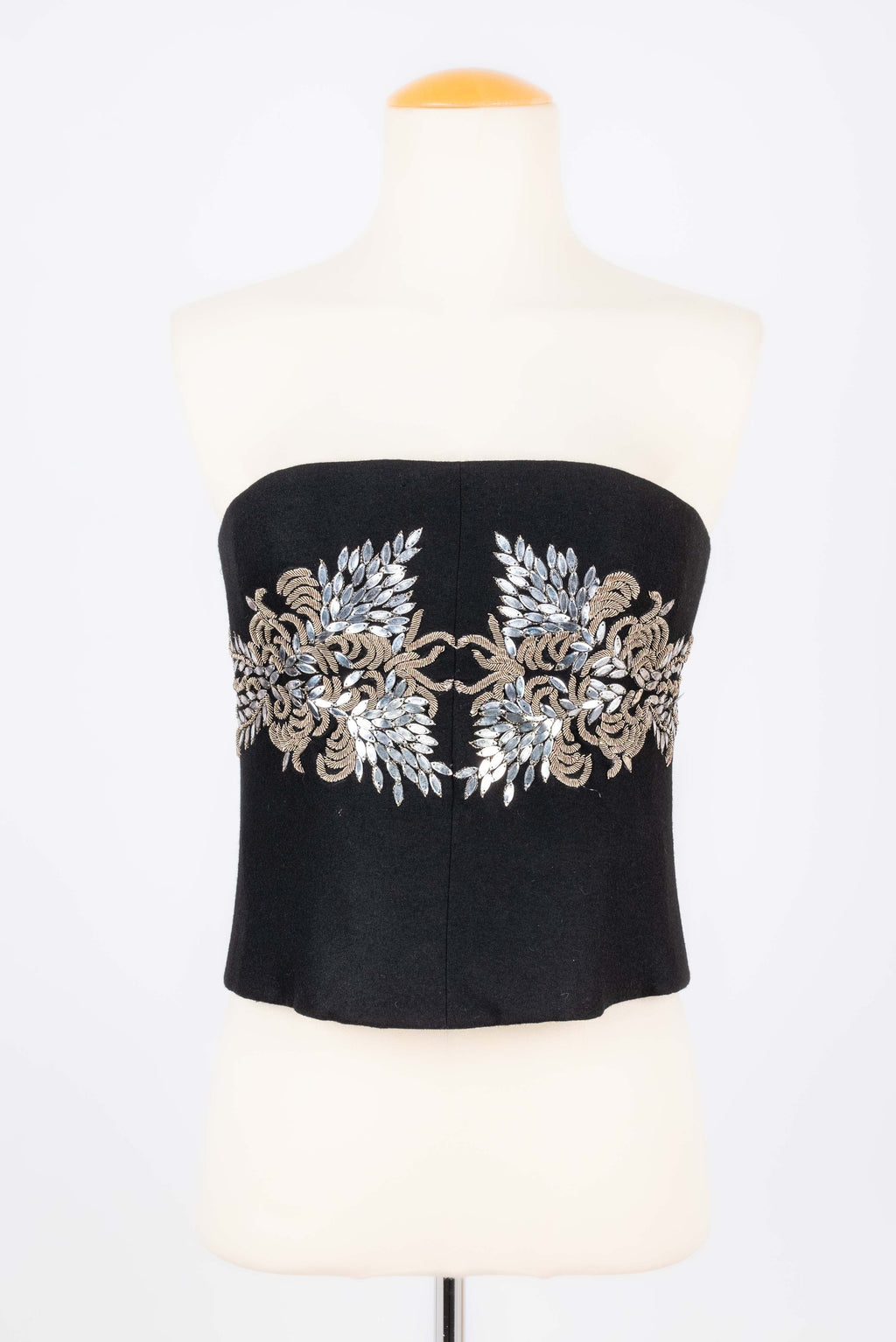 Haut / bustier en laine brodÃƒÆ’Ã‚Â©e Anouska Hempel