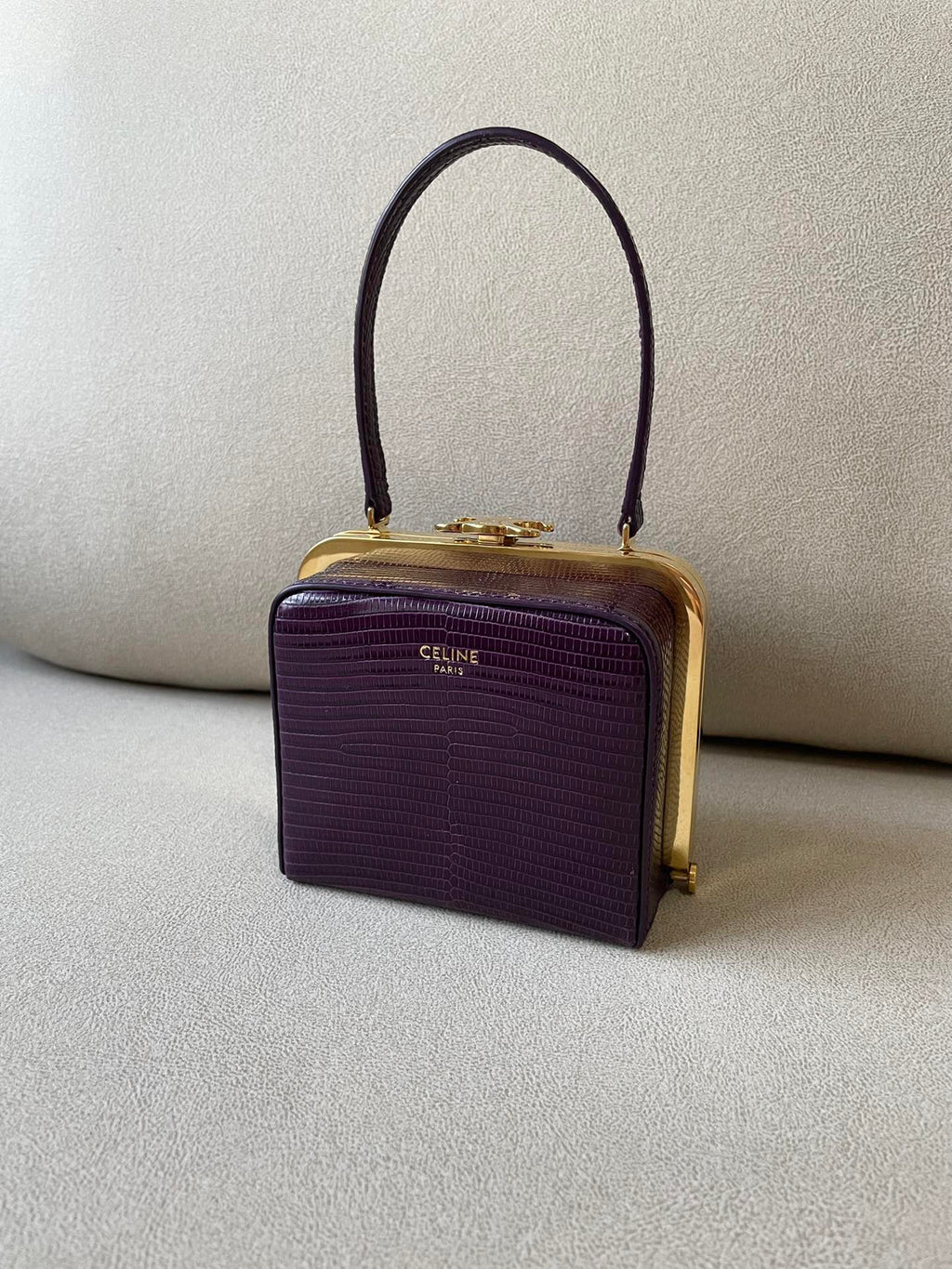 GLAMI Triomphe MinauGLAMIere In Lizard Violet For Women 4in/10cm