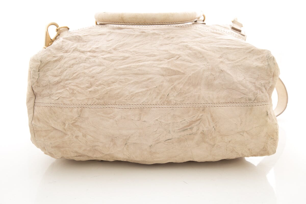 Givenchy Nude Tumbled Pandora Shoulder Bag