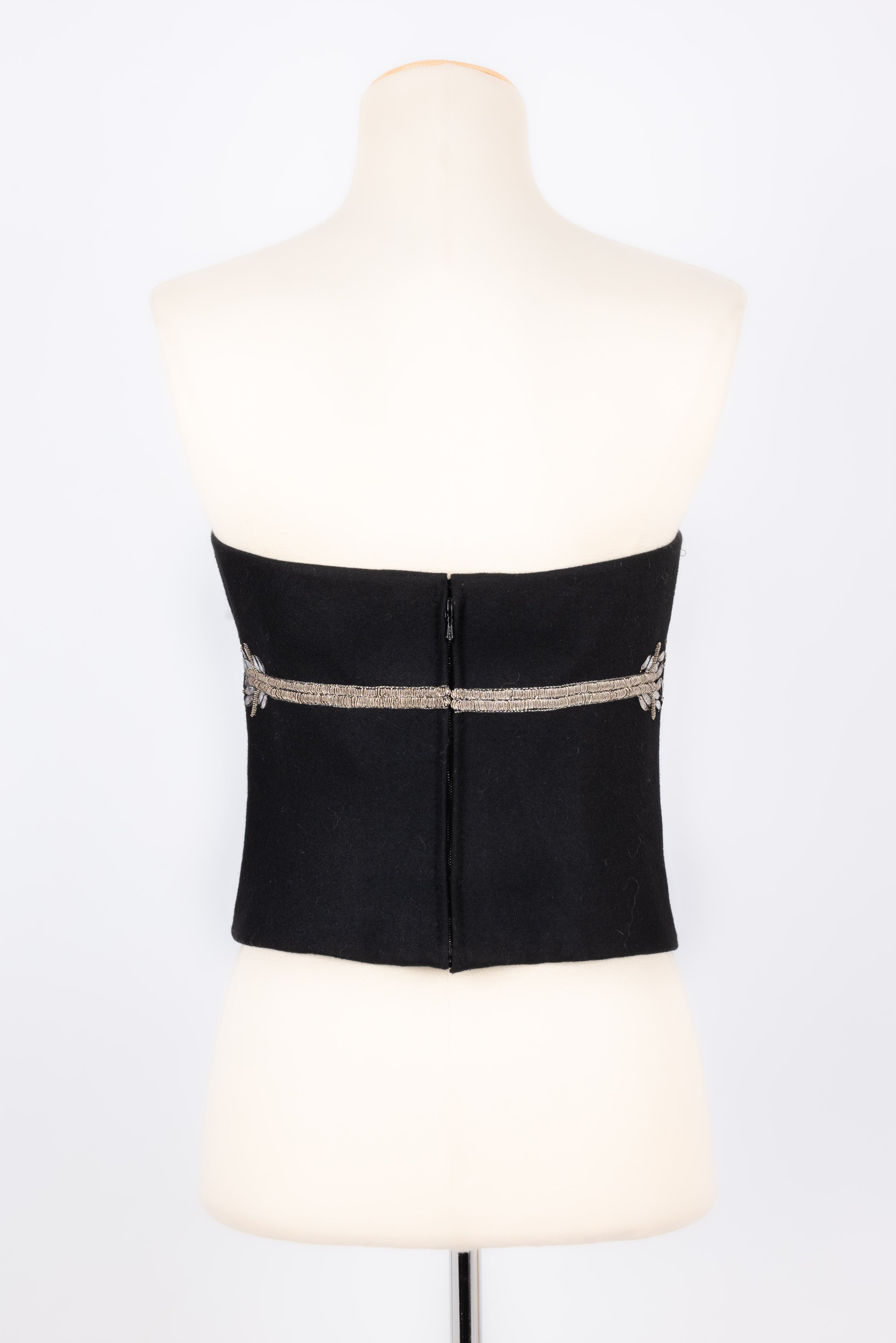 Haut / bustier en laine brodÃƒÆ’Ã‚Â©e Anouska Hempel
