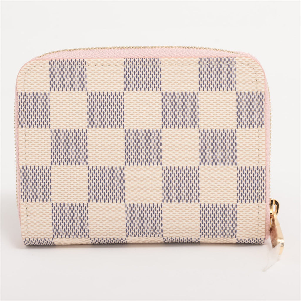 Louis Vuitton Damierazur Zippyr Coin Impact N60229 Rose Valerie Coin Case