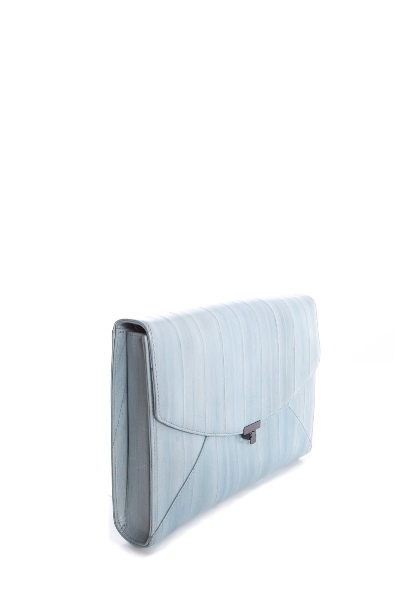 Bags Arena Light Blue Convertible Envelope Clutch