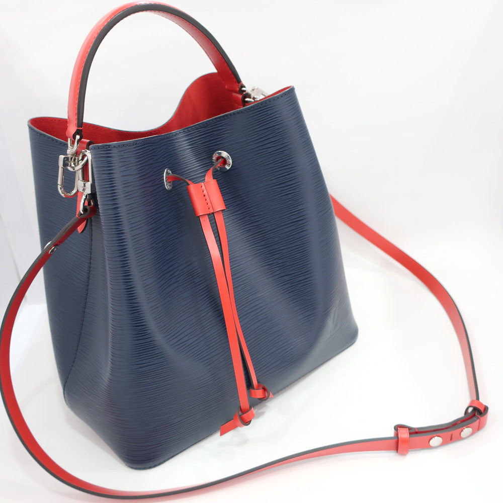 Louis Vuitton Bag Neonoe M54367/ Epi Leather Andigoblue/Red Silver G  Woman  2WAY Hand/Shoulder Console Only