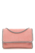 Stella McCartney Pink Chain Link Faux Suede Cross-Body