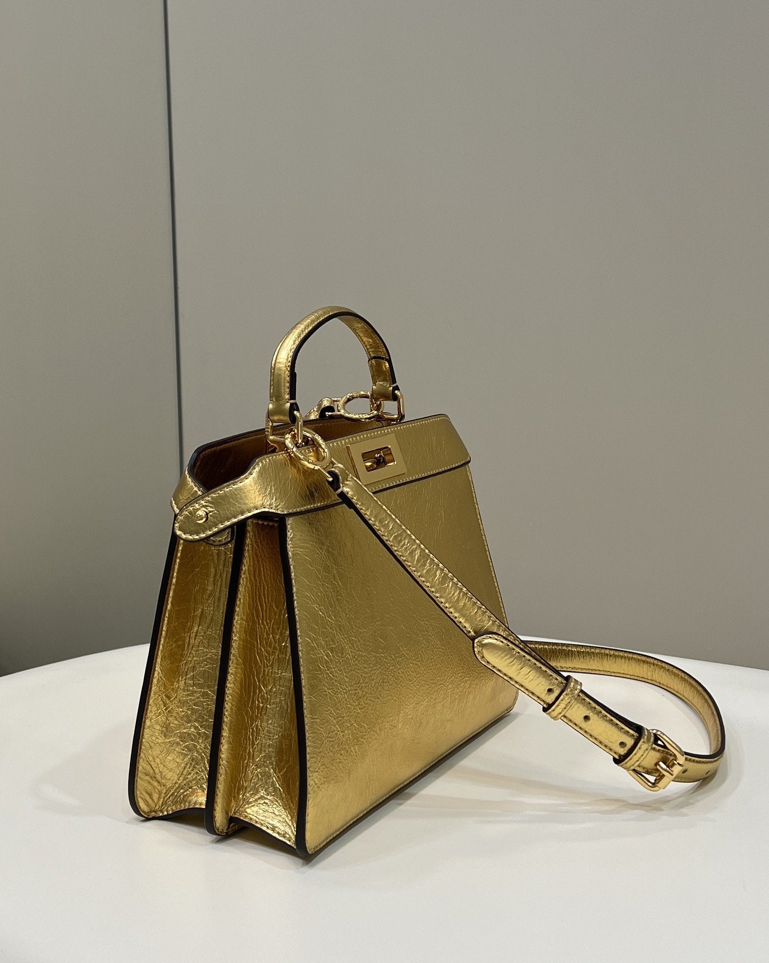 FI GlamI Small Gold Bag For Woman 27cm/11in
