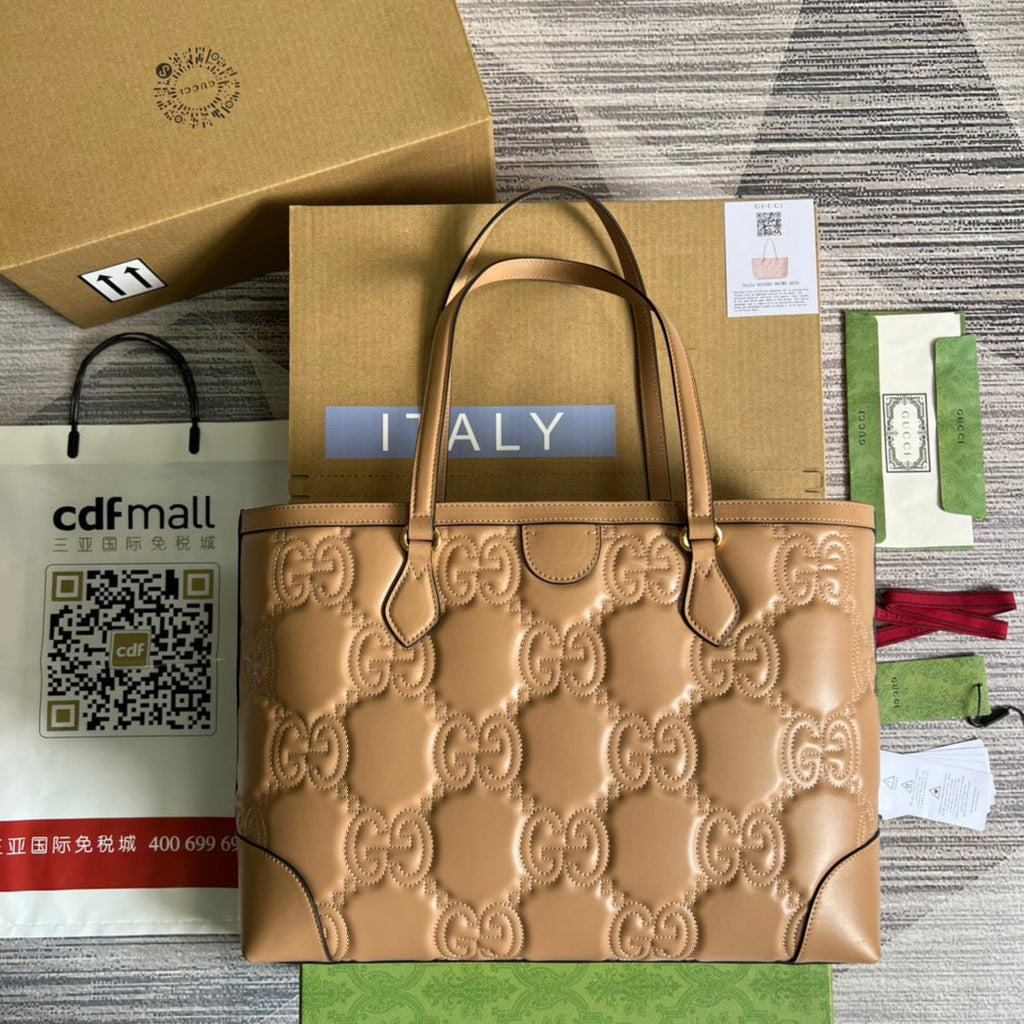 gg Medium Tote Beige For Women, Women’s Bags 15in/38cm gg ‎631685 UM8IG 9500