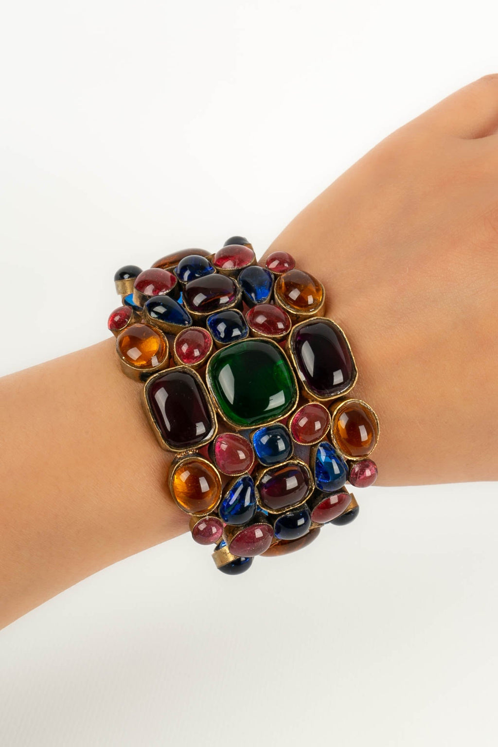 Bracelet en pÃƒÆ’Ã‚Â¢te de verre Chanel