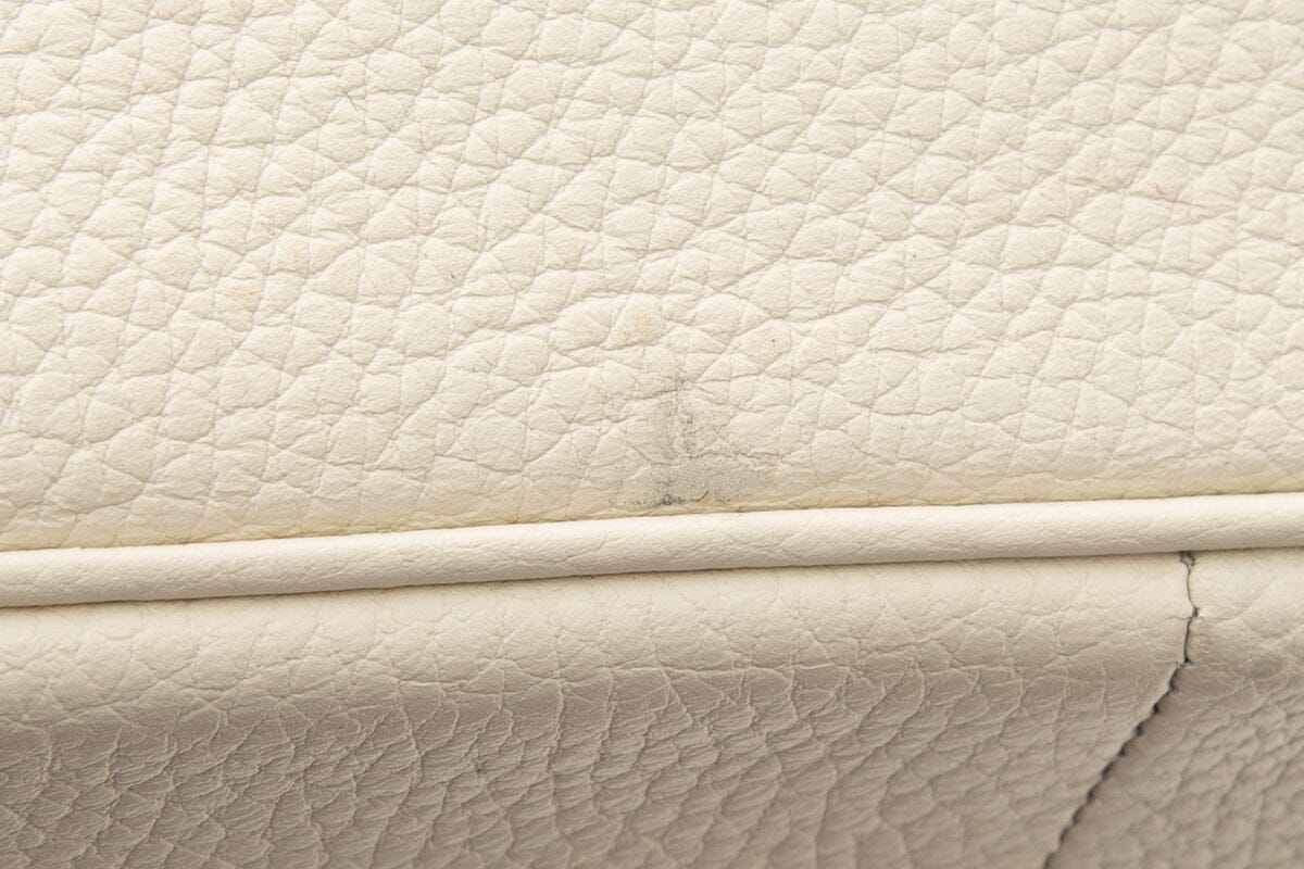 HermÃƒÆ’Ã‚Â¨s 2006 White Massai Leather Handbag
