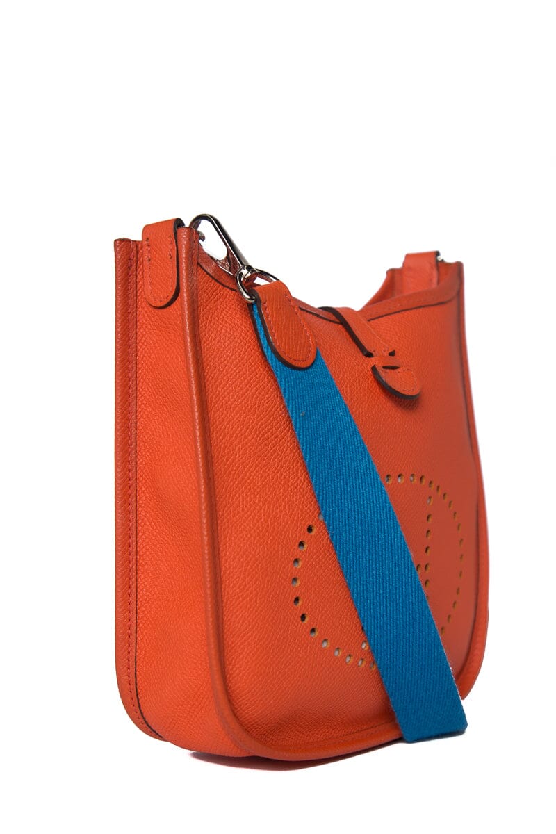 HermÃƒÆ’Ã‚Â¨s Orange Evelyne TPM Epsom  Handbag
