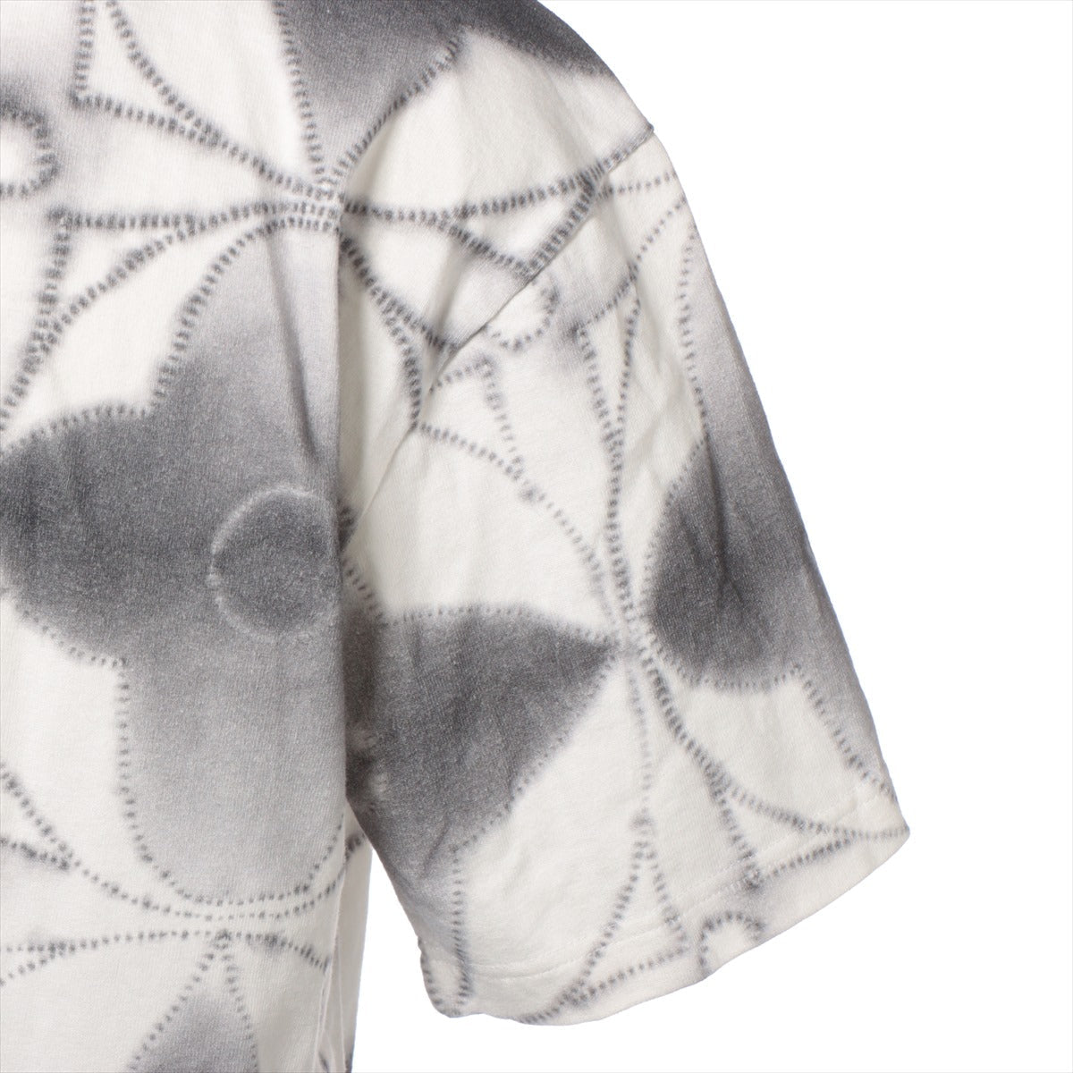 Louis Vuitton 23SS Cotton  L Mens Grey X White Monogram Flower Tidey RM231