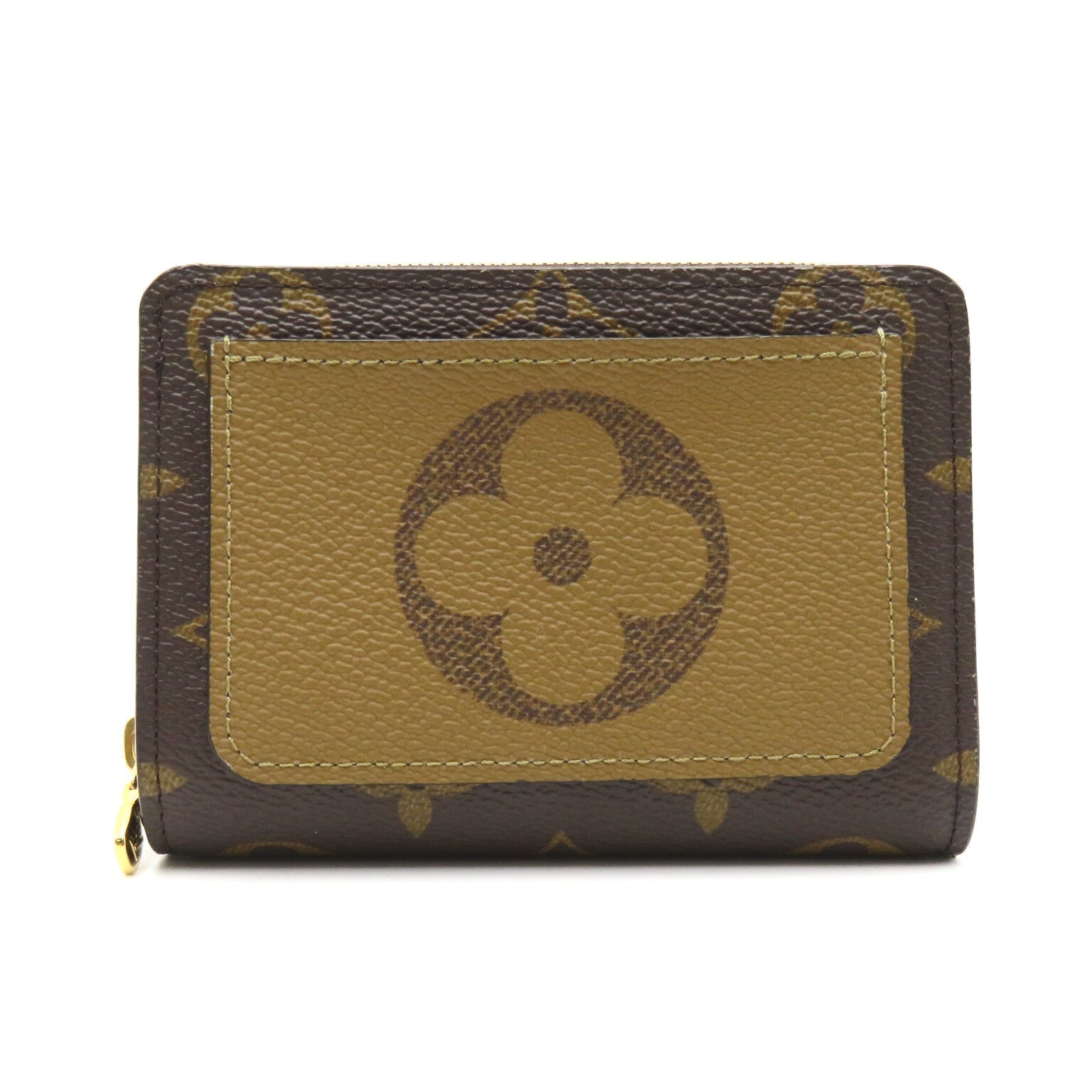 Louis Vuitton Louis Vuitton Double Fold Wallet Wallet PVC Coated Canvas Monogram Reversee  Brown M81461