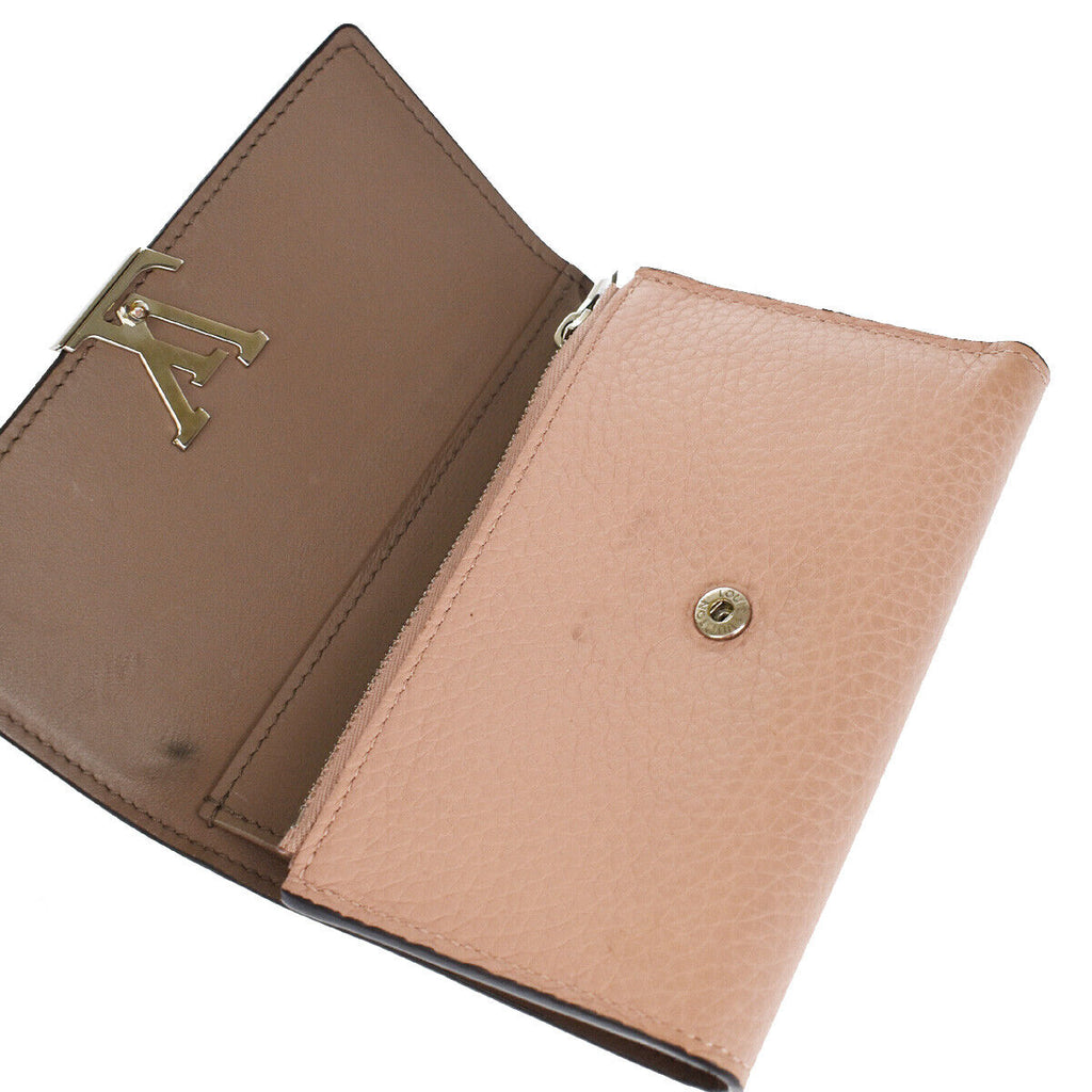Louis Vuitton Portefeuille Capucines  Leather Wallet  ()