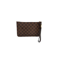 Louis Vuitton Damier Ebene Neverfull Pochette Wristlet
