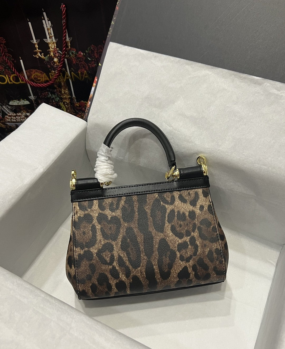 GLAMI Sicily Bag In Leopard-Print Pony Hair Multicolour For Women 7.9in/20cm GLAMI
