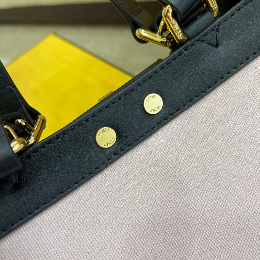 FI GlamI X-tote Bag Pink Canvas For Women, Handbags, Shoulder Bags 16.1in/41cm FF 8BH374