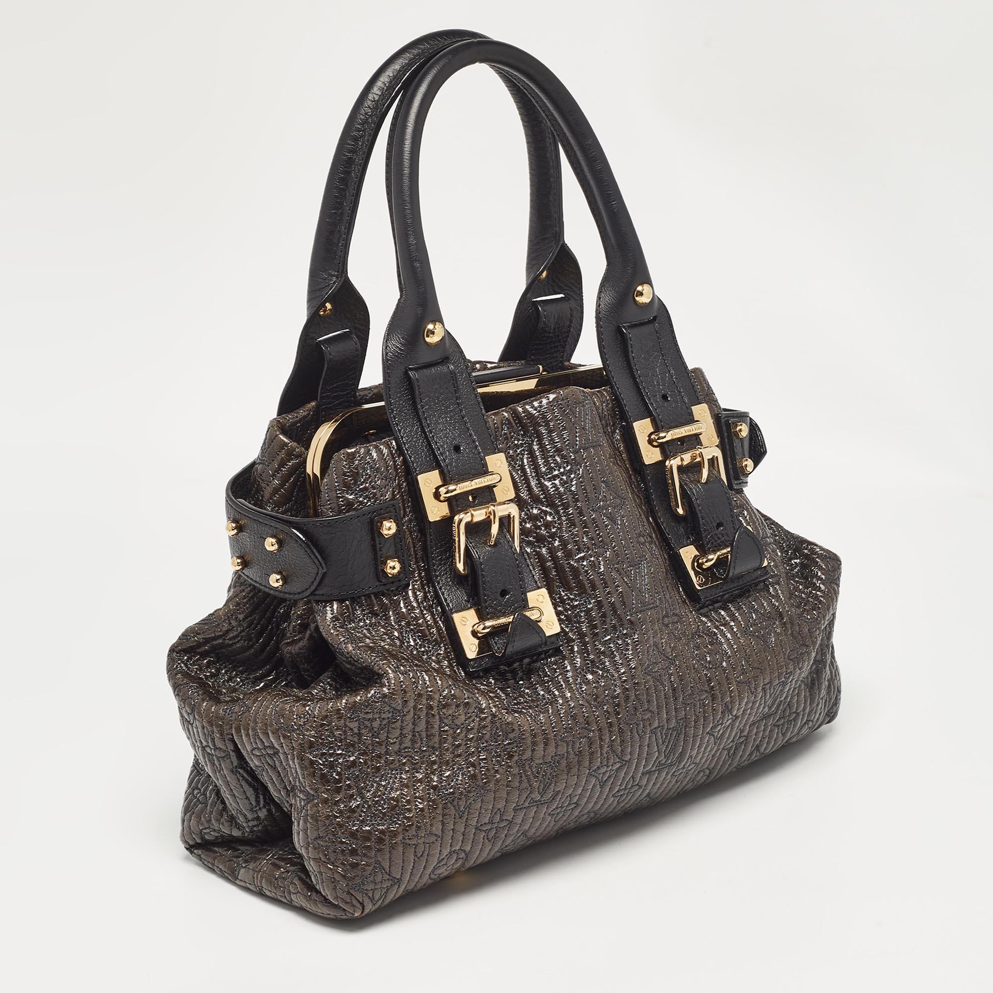 Louis Vuitton Black Monogram Motard Biker Bag..
