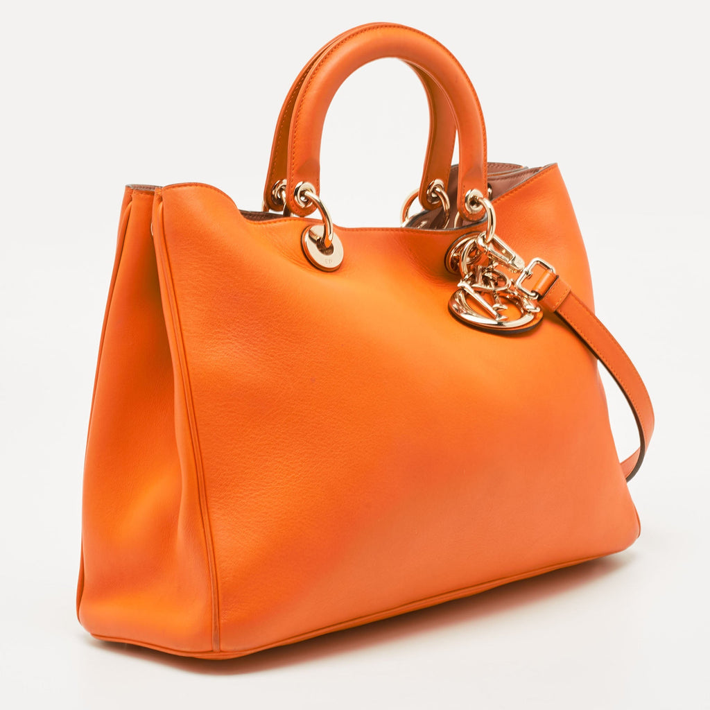 Dior Leather Large Diorissimo Shopper Tote