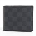 Louis Vuitton Damier Graphite Portefolio America NM N60053 Noneir Compact Wallet